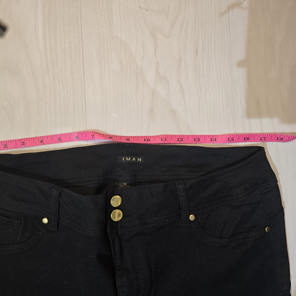 #19 IMAN Black Pants Baby Bootcut